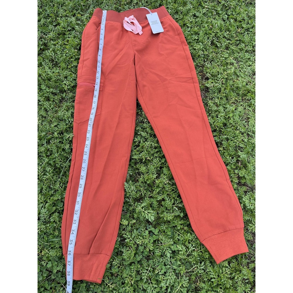 FIGS Scrub Pants Womens XS Auburn High Waisted Zamora Jogger Cargo Drawstring - Picture 11 of 11